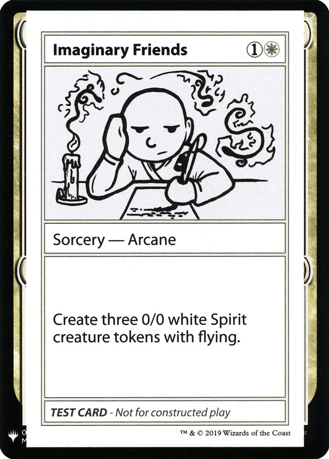 Imaginary Friends [Mystery Booster Playtest Cards] - Destination Retro