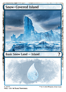 Snow-Covered Island (White Border) [Mystery Booster 2] - Destination Retro