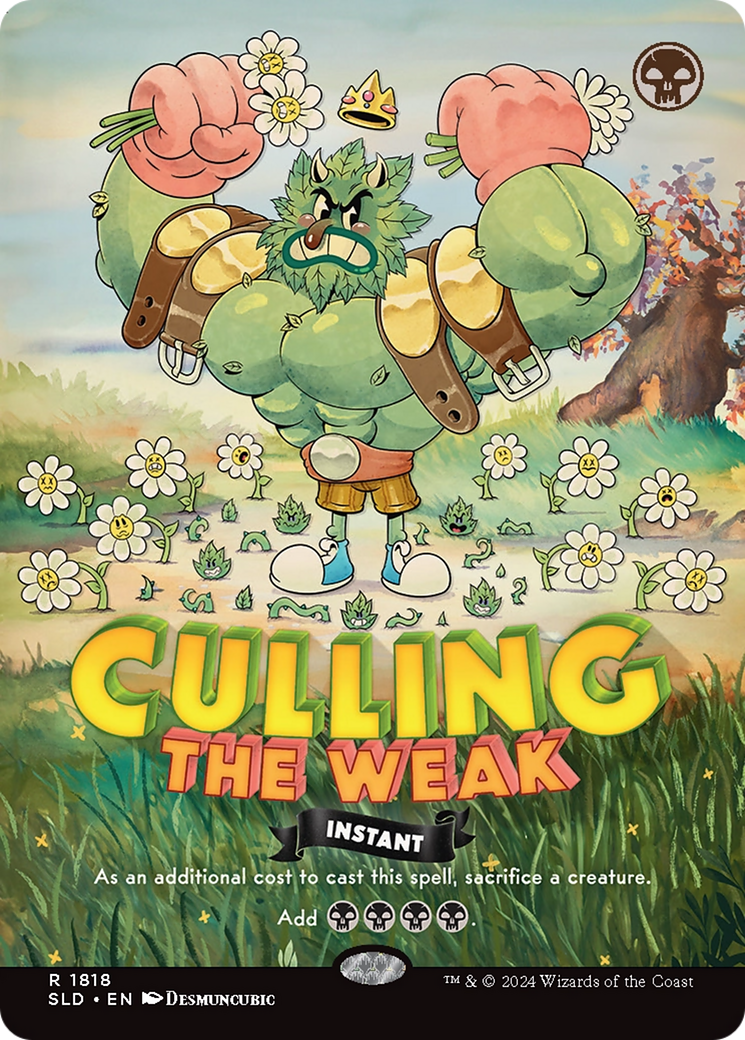 Culling the Weak (Rainbow Foil) [Secret Lair Drop Series] - Destination Retro