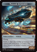 Golem (0013) // Nalaar Aetherjet Double-Sided Token [Aetherdrift Tokens] - Destination Retro