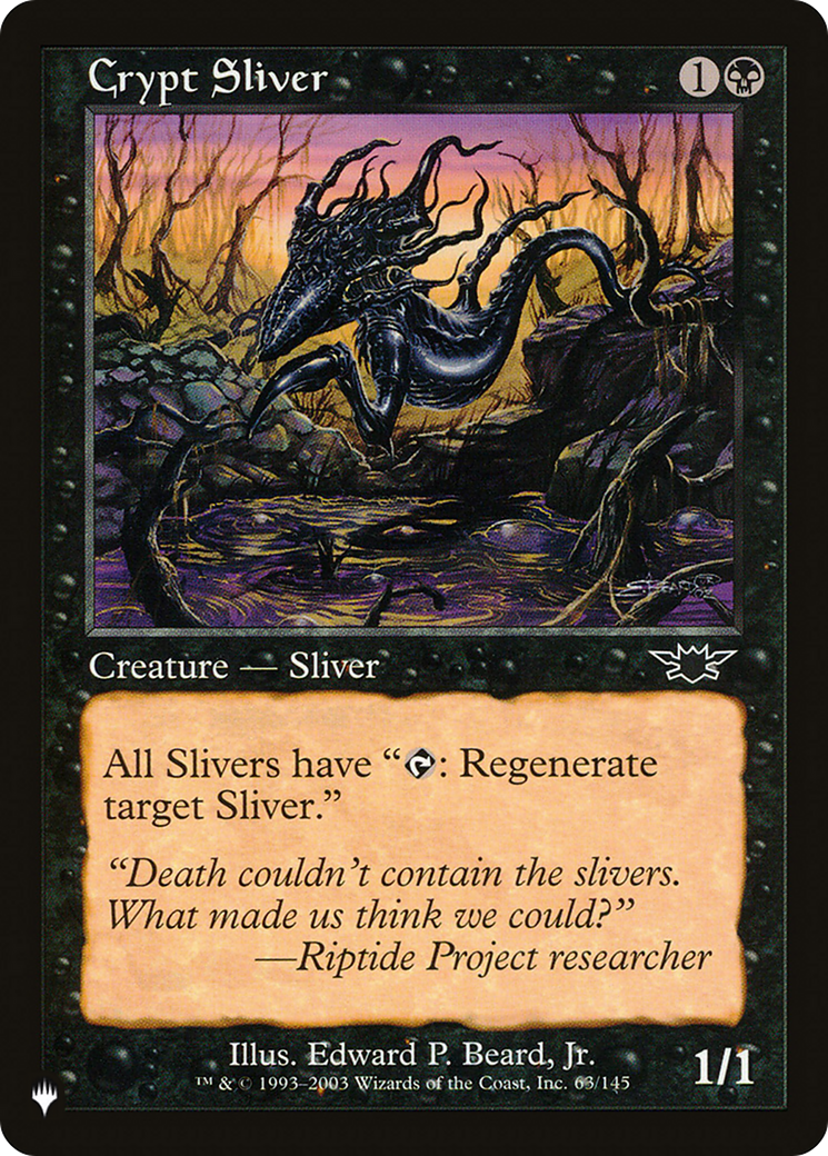 Crypt Sliver [The List] - Destination Retro