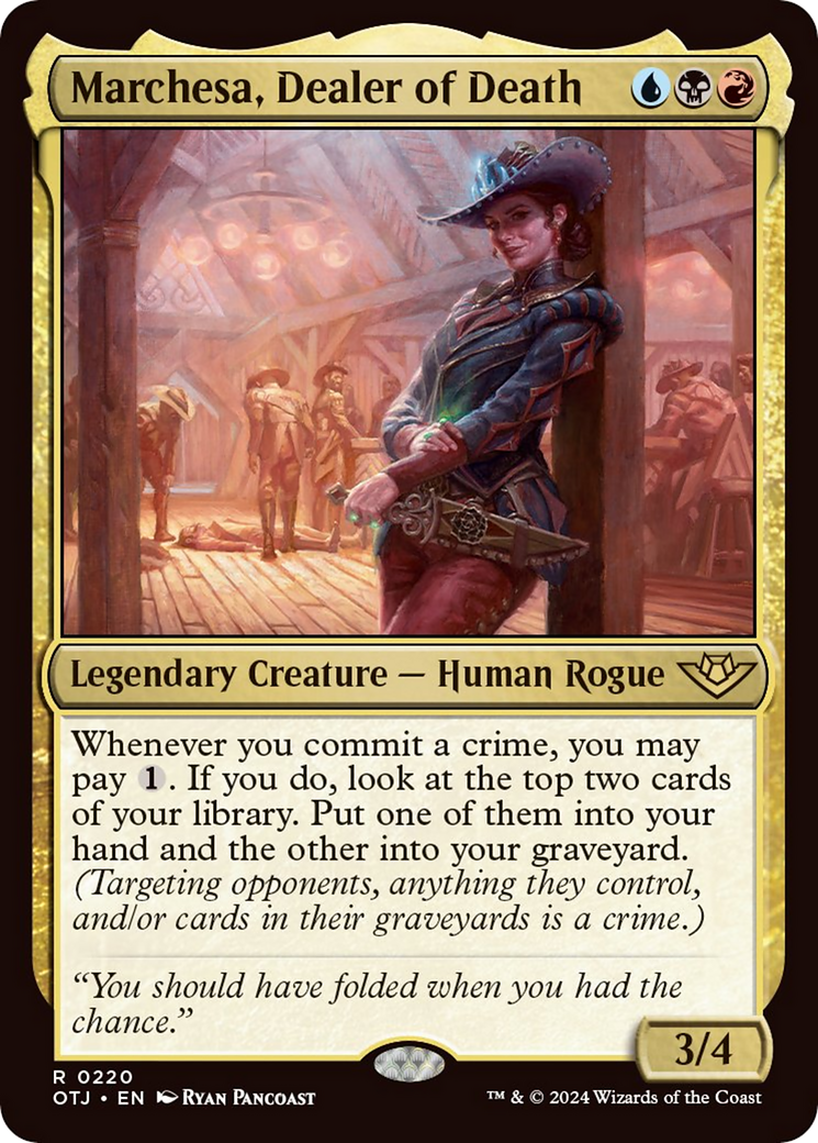 Marchesa, Dealer of Death [Outlaws of Thunder Junction] - Destination Retro
