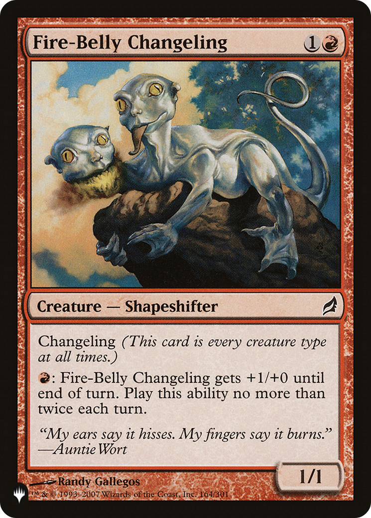 Fire-Belly Changeling [The List] - Destination Retro