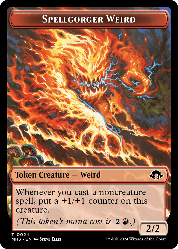 Eldrazi Spawn // Spellgorger Weird Double-Sided Token [Modern Horizons 3 Tokens] - Destination Retro