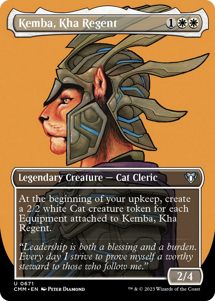 Kemba, Kha Regent (Borderless Profile) [Commander Masters] - Destination Retro