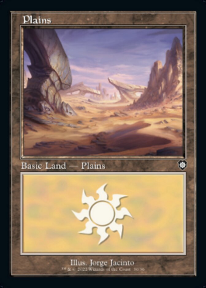 Plains (030) (Retro) [The Brothers' War Commander] - Destination Retro
