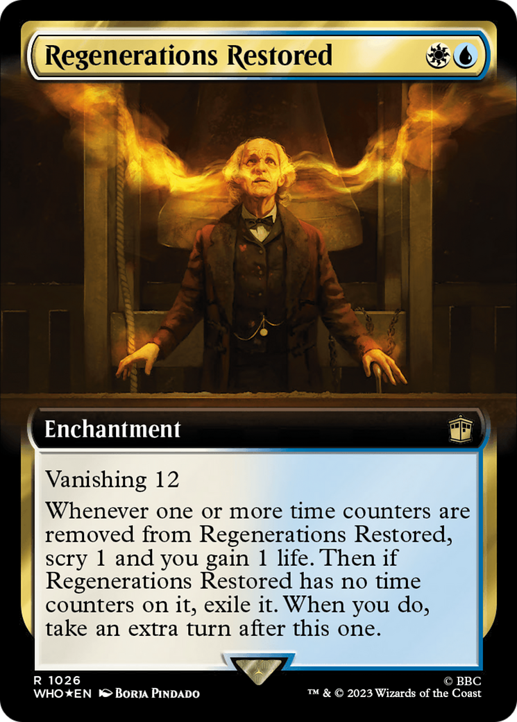 Regenerations Restored (Extended Art) (Surge Foil) [Doctor Who] - Destination Retro