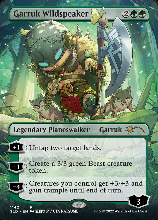 Garruk Wildspeaker (Borderless) [Secret Lair Drop Series] - Destination Retro