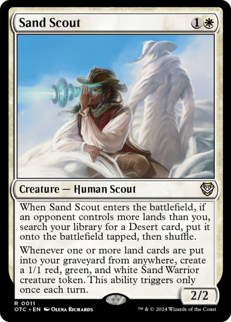Sand Scout [Outlaws of Thunder Junction Commander] - Destination Retro