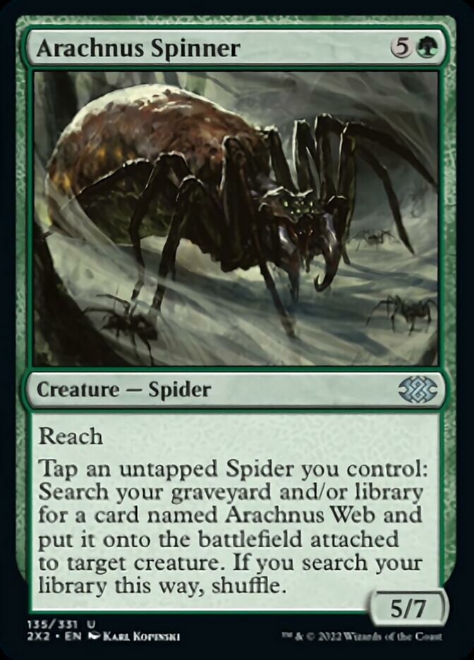 Arachnus Spinner [Double Masters 2022] - Destination Retro