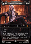Sorin of House Markov // Sorin, Ravenous Neonate (Borderless) (Textured Foil) [Modern Horizons 3] - Destination Retro