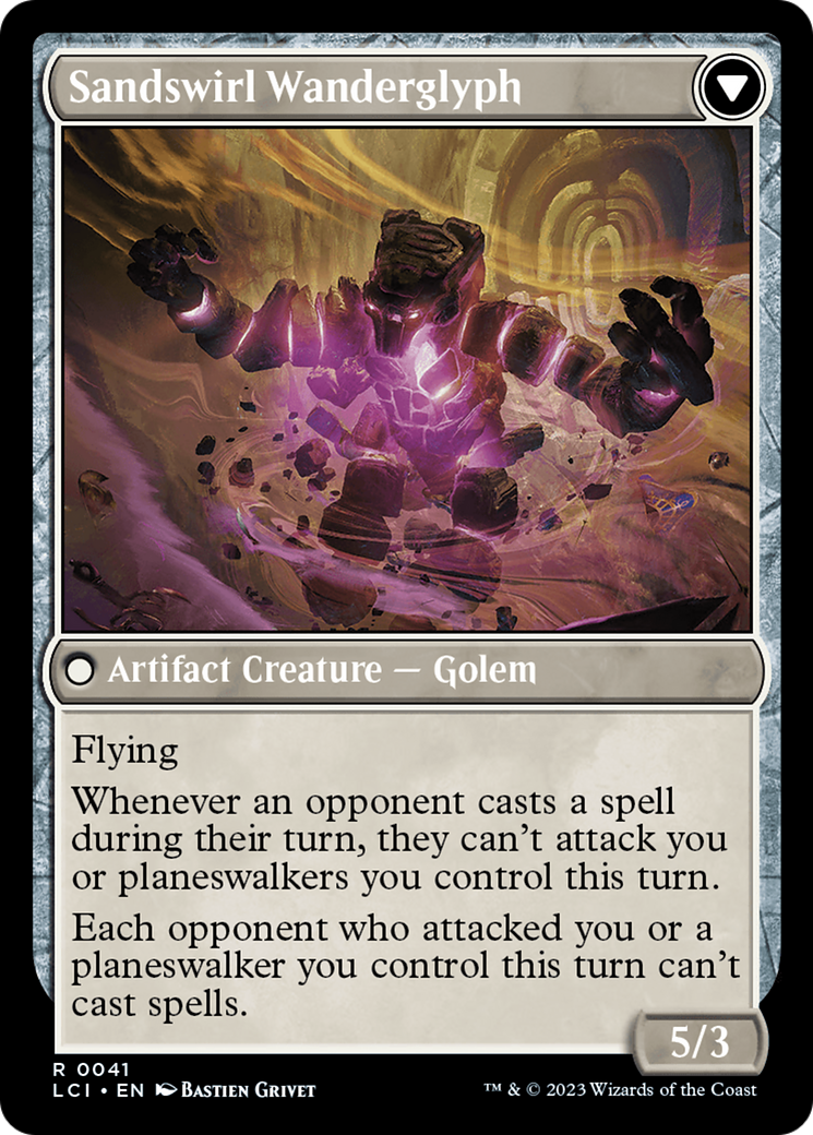 Unstable Glyphbridge // Sandswirl Wanderglyph [The Lost Caverns of Ixalan Prerelease Cards] - Destination Retro