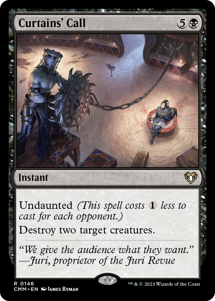 Curtains' Call [Commander Masters] - Destination Retro