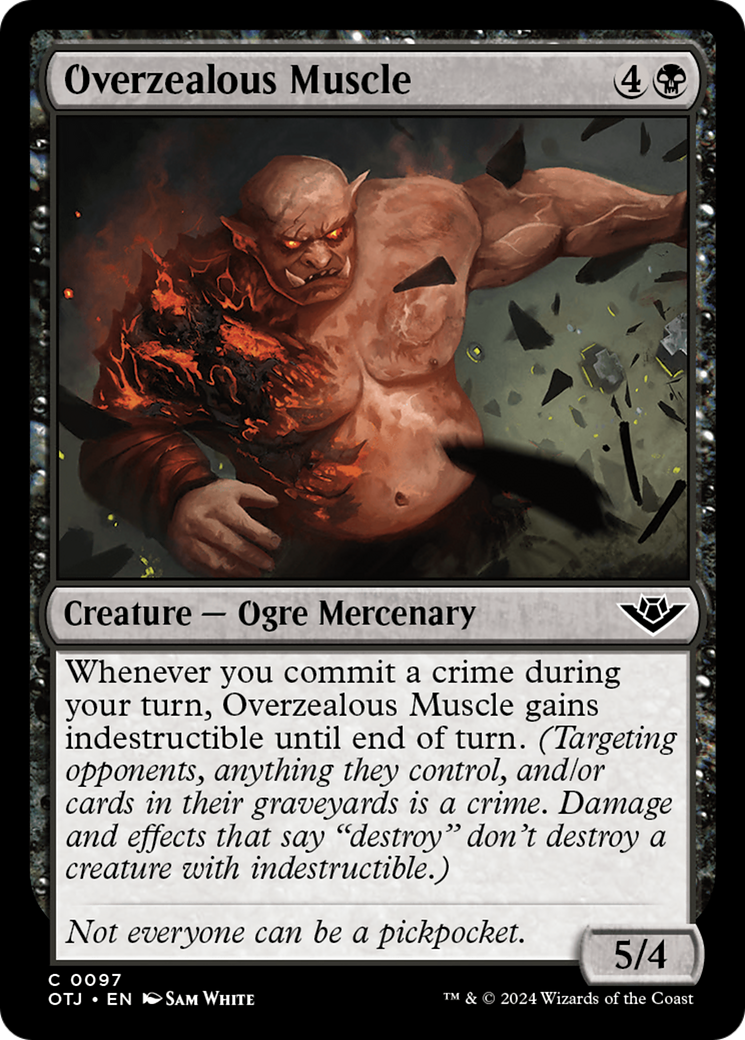 Overzealous Muscle [Outlaws of Thunder Junction] - Destination Retro