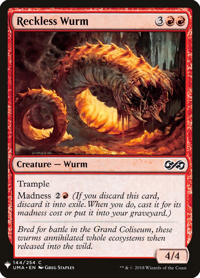 Reckless Wurm [Mystery Booster] - Destination Retro