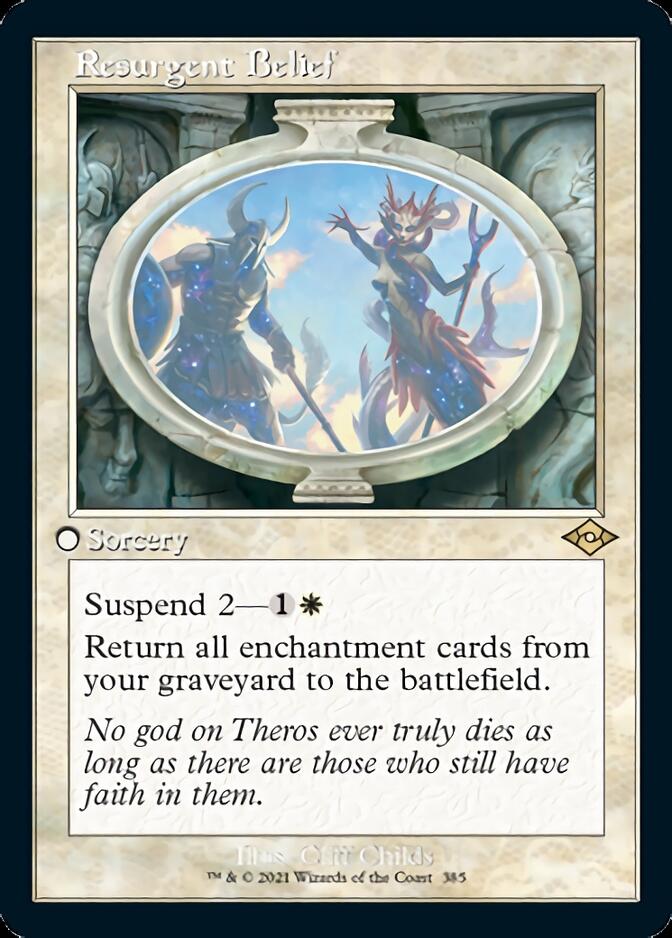 Resurgent Belief (Retro Foil Etched) [Modern Horizons 2] - Destination Retro