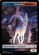 Elemental (9) // Zombie Double-Sided Token [March of the Machine Tokens] - Destination Retro