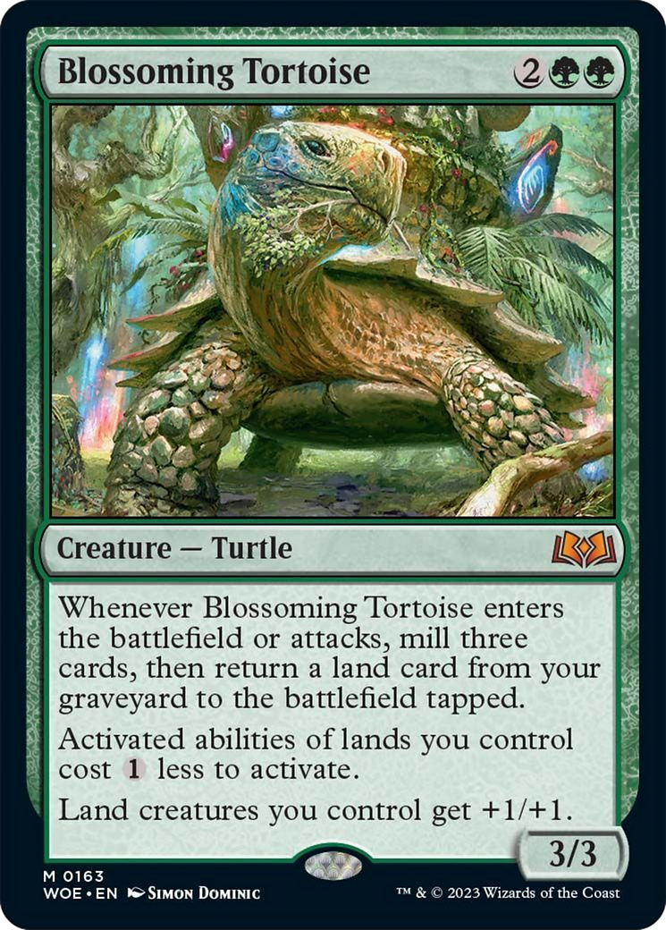 Blossoming Tortoise [Wilds of Eldraine] - Destination Retro