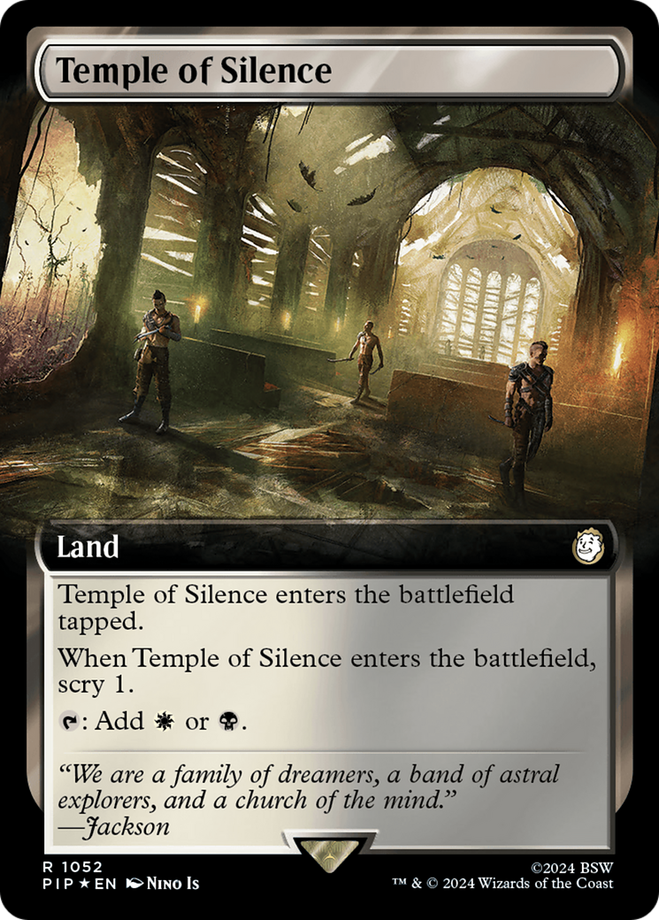 Temple of Silence (Extended Art) (Surge Foil) [Fallout] - Destination Retro