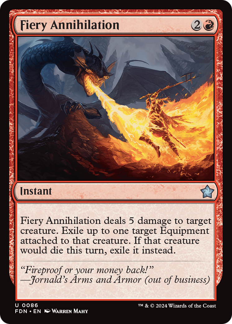 Fiery Annihilation [Foundations] - Destination Retro