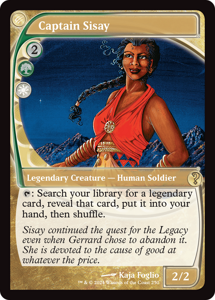 Captain Sisay (Future Sight) [Mystery Booster 2] - Destination Retro