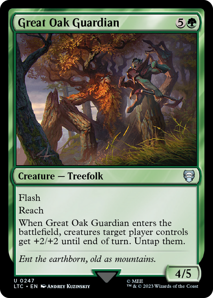 Great Oak Guardian [The Lord of the Rings: Tales of Middle-Earth Commander] - Destination Retro