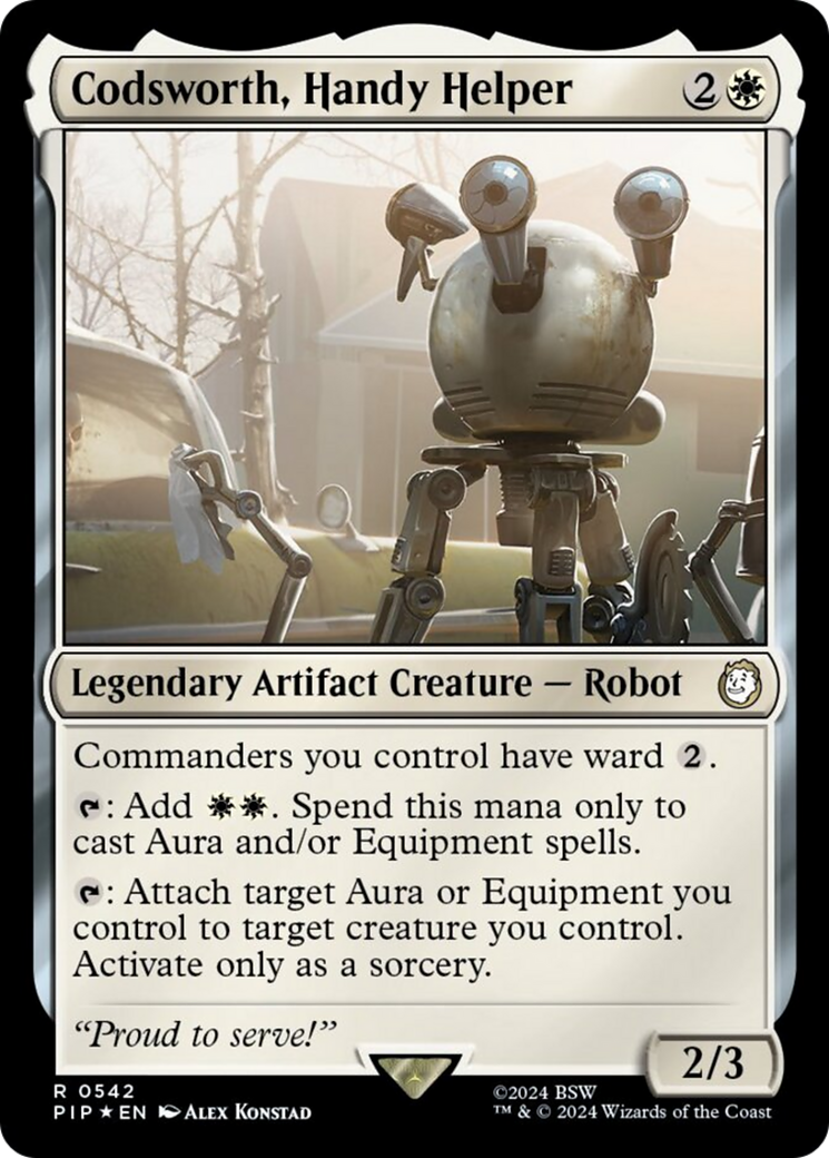 Codsworth, Handy Helper (Surge Foil) [Fallout] - Destination Retro