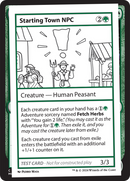 Starting Town NPC [Mystery Booster 2 Playtest Cards] - Destination Retro