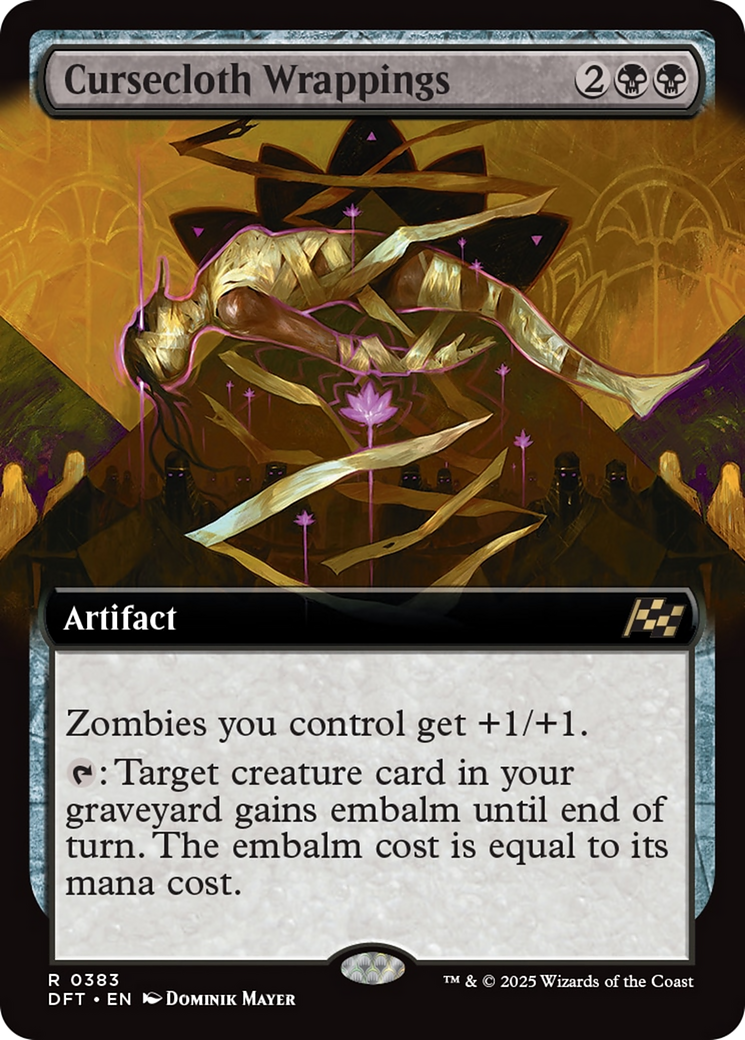 Cursecloth Wrappings (Extended Art) [Aetherdrift] - Destination Retro