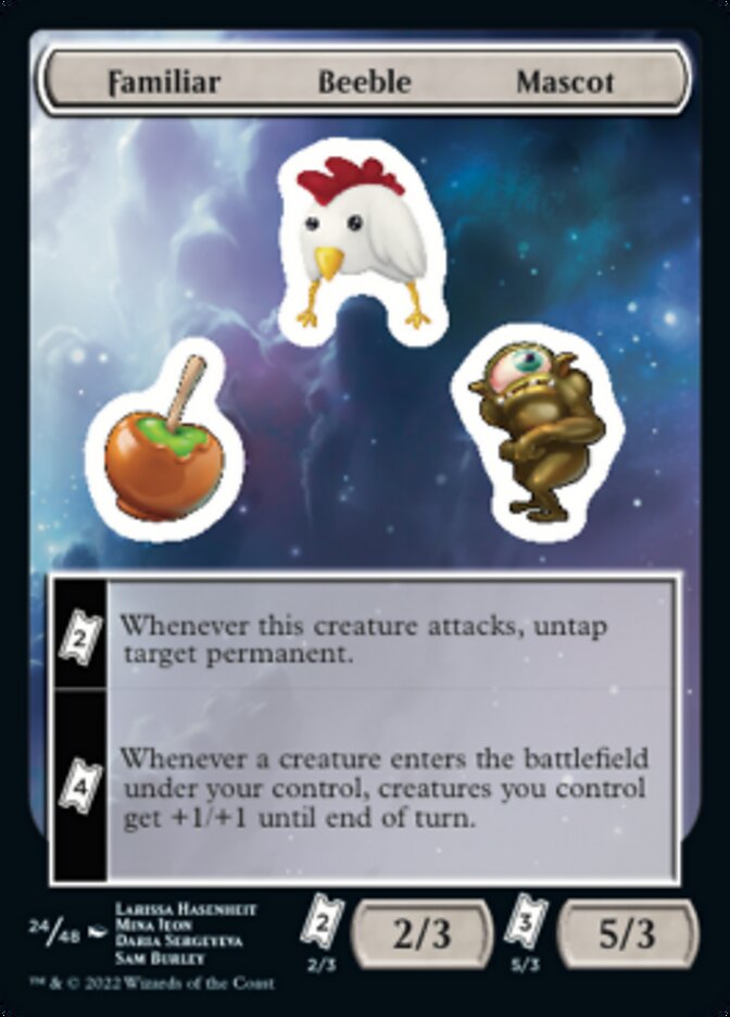 Familiar Beeble Mascot [Unfinity Stickers] - Destination Retro