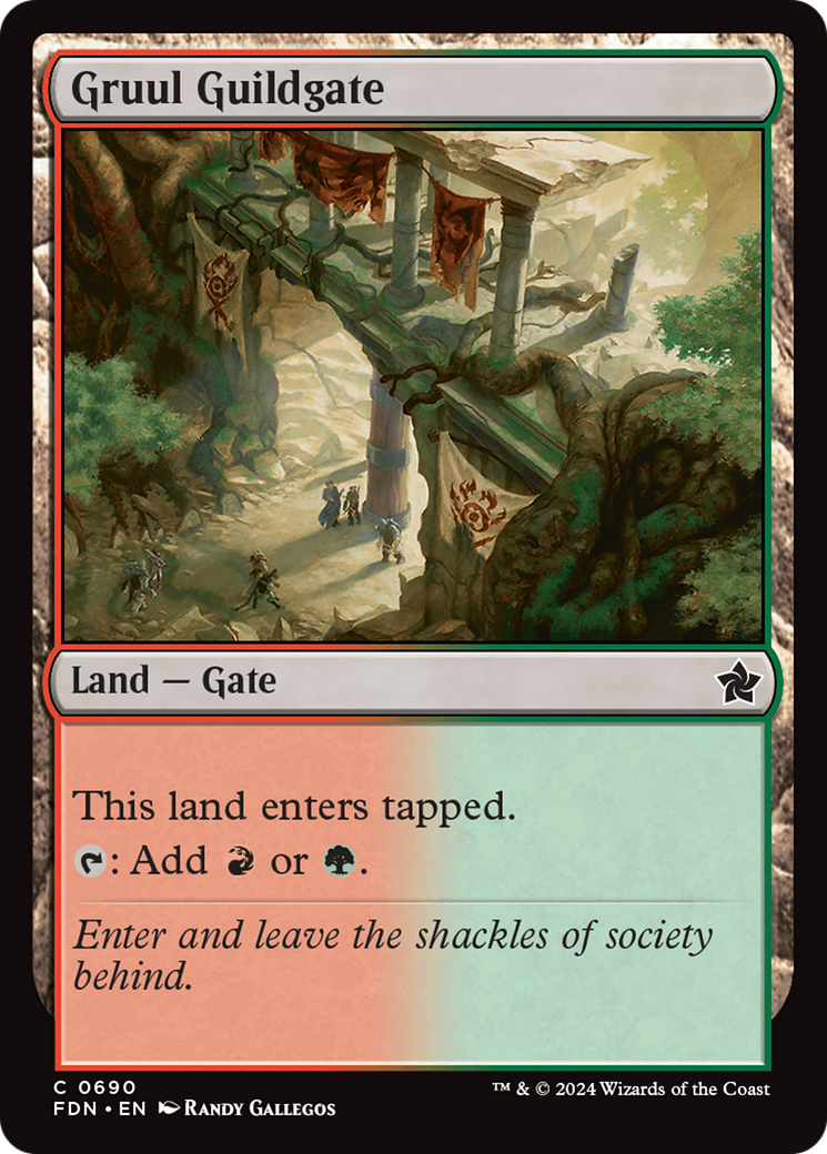 Gruul Guildgate [Foundations] - Destination Retro