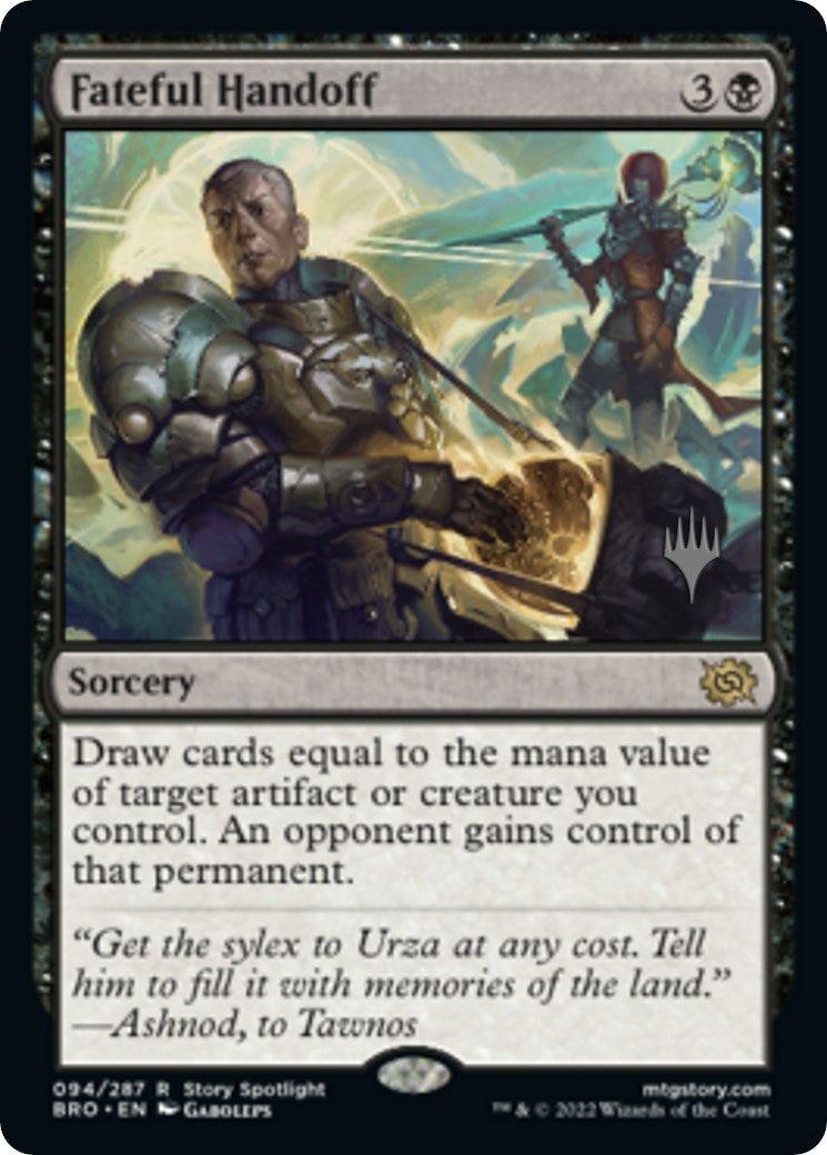 Fateful Handoff (Promo Pack) [The Brothers' War Promos] - Destination Retro