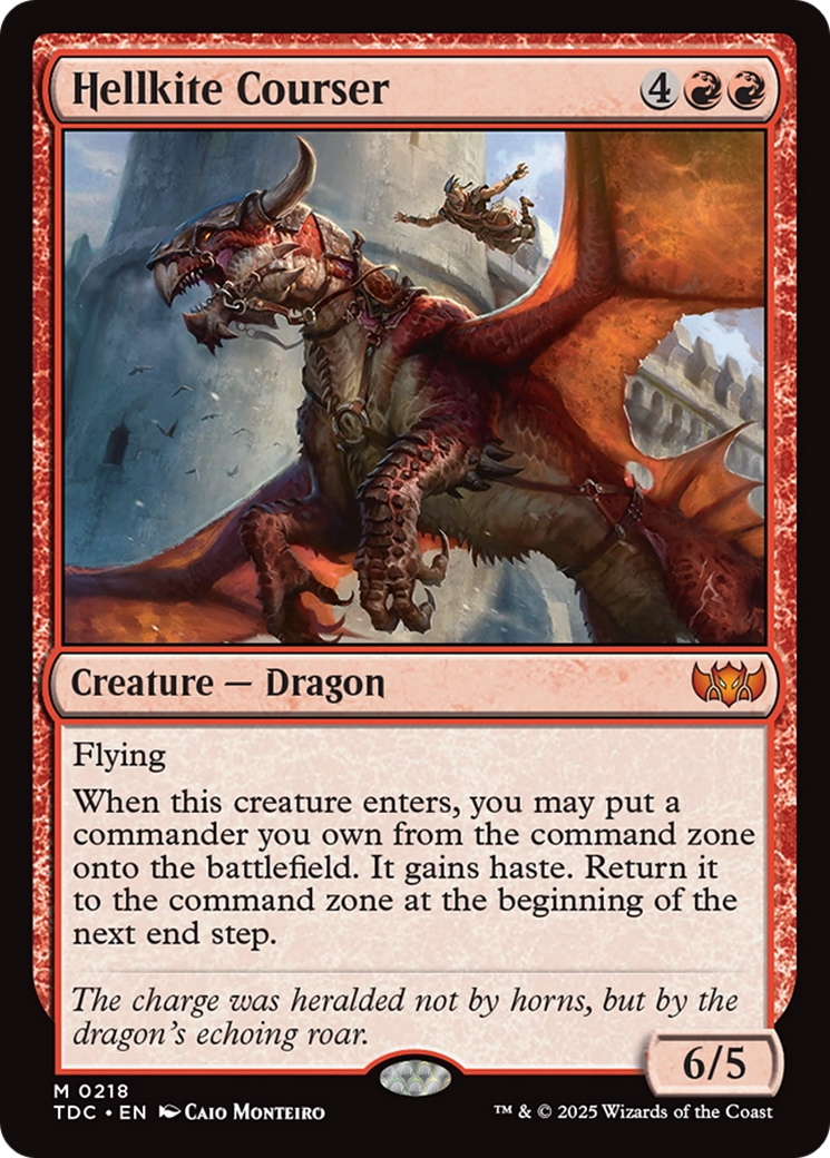 Hellkite Courser [Tarkir: Dragonstorm Commander] - Destination Retro