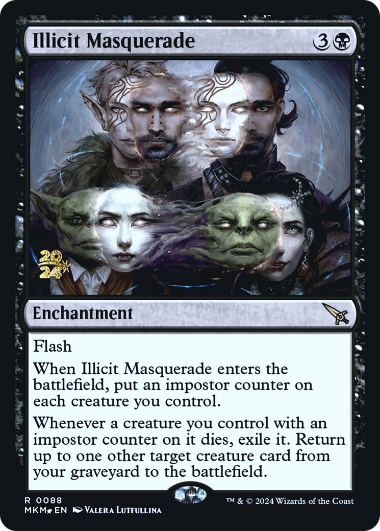 Illicit Masquerade [Murders at Karlov Manor Prerelease Promos] - Destination Retro