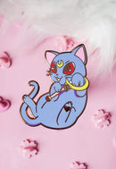 NightK - Moon Cat Lunna  -  Hard Enamel Pin - Destination Retro