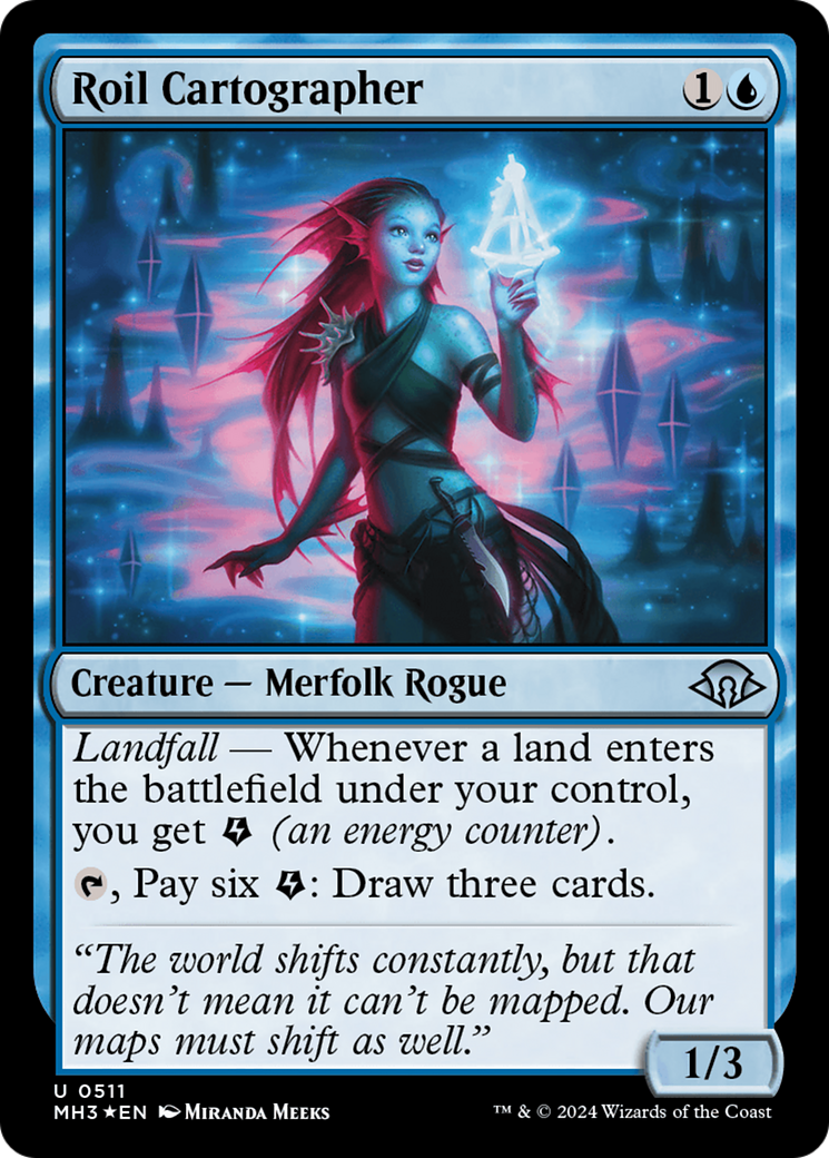 Roil Cartographer (Ripple Foil) [Modern Horizons 3] - Destination Retro