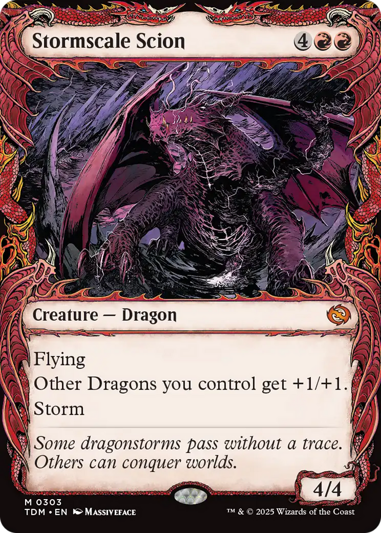 Stormscale Scion (Showcase) [Tarkir: Dragonstorm] - Destination Retro