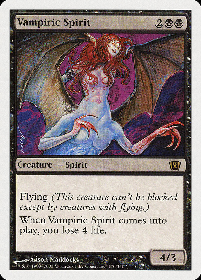 Vampiric Spirit (8th Edition) [Oversize Cards] - Destination Retro