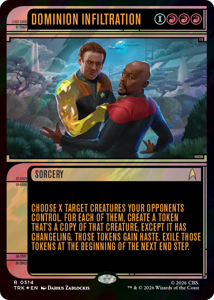 Dominion Infiltration (Showcase) (Surge Foil) [Star Trek] - Destination Retro