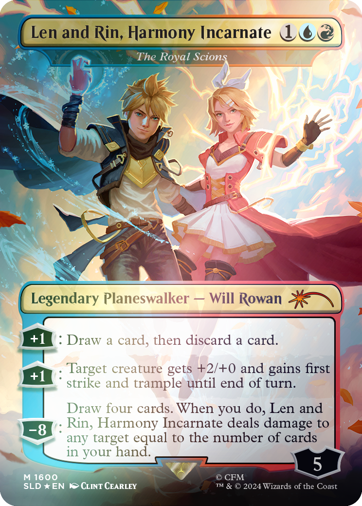 Len and Rin, Harmony Incarnate - The Royal Scions (Rainbow Foil) [Secret Lair Drop Series] - Destination Retro