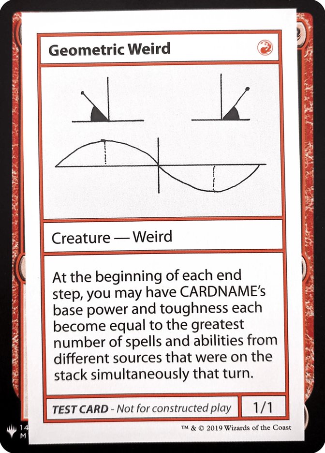 Geometric Weird [Mystery Booster Playtest Cards] - Destination Retro