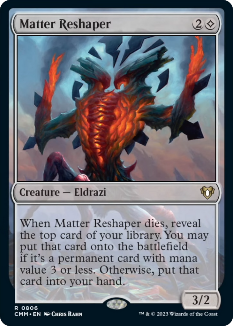 Matter Reshaper [Commander Masters] - Destination Retro