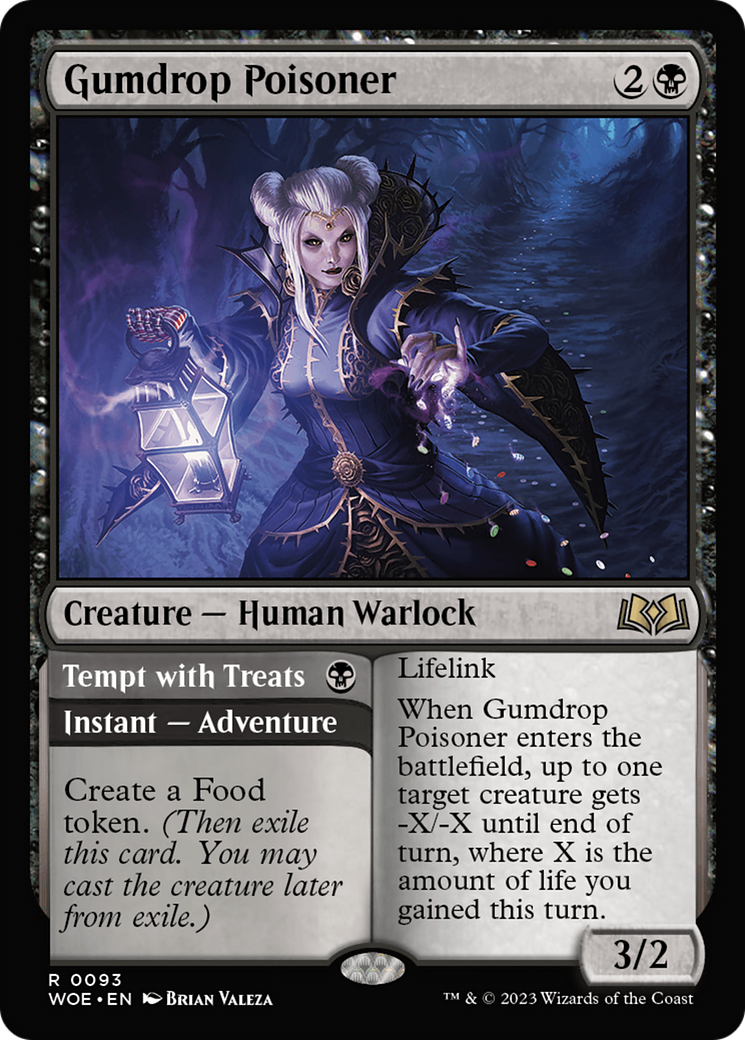 Gumdrop Poisoner // Tempt with Treats [Wilds of Eldraine] - Destination Retro