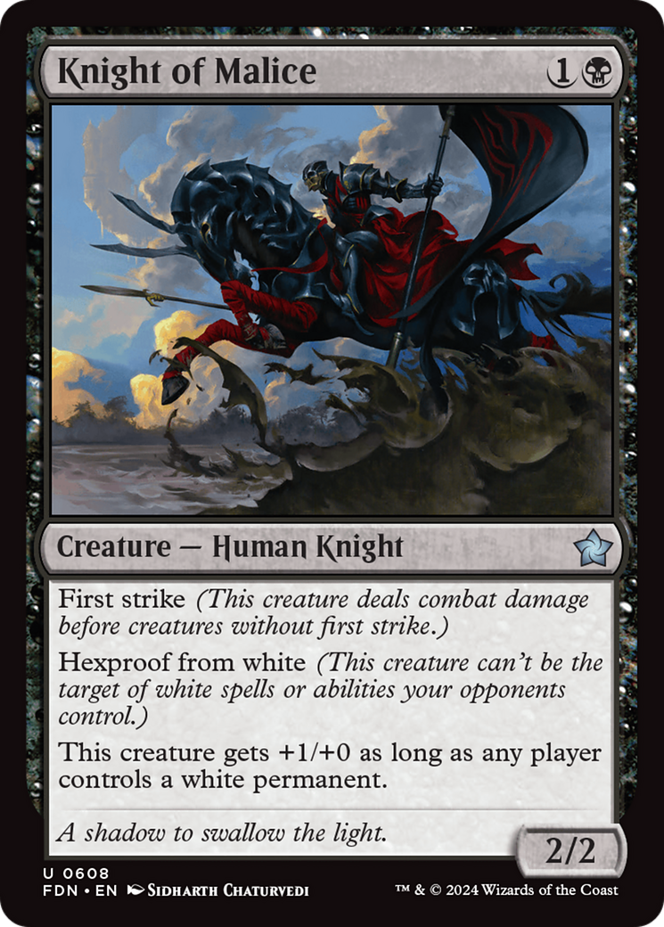 Knight of Malice [Foundations] - Destination Retro