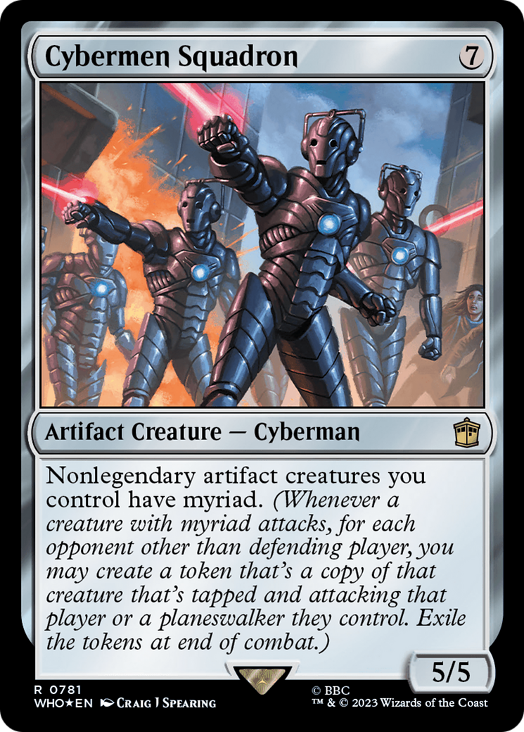Cybermen Squadron (Surge Foil) [Doctor Who] - Destination Retro