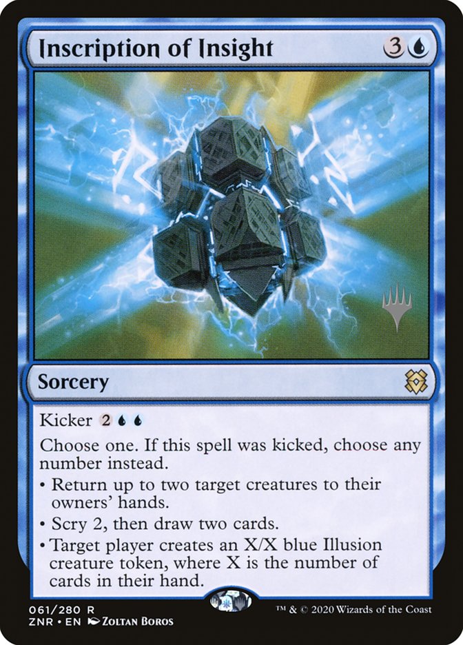 Inscription of Insight (Promo Pack) [Zendikar Rising Promos] - Destination Retro