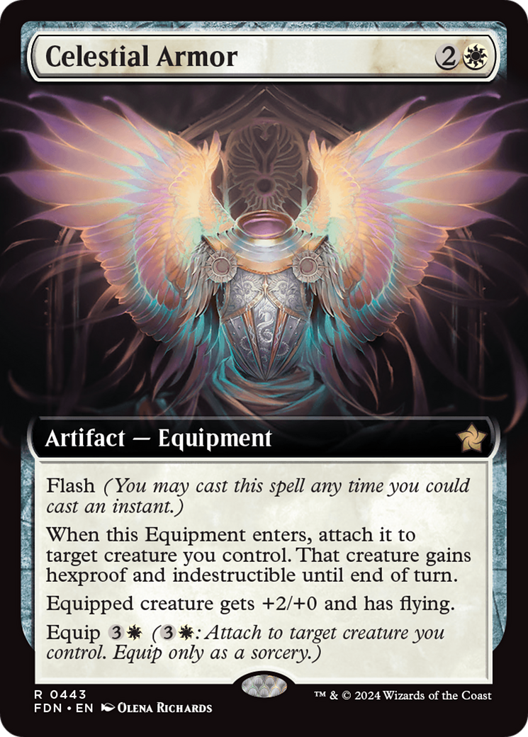 Celestial Armor (Extended Art) [Foundations] - Destination Retro