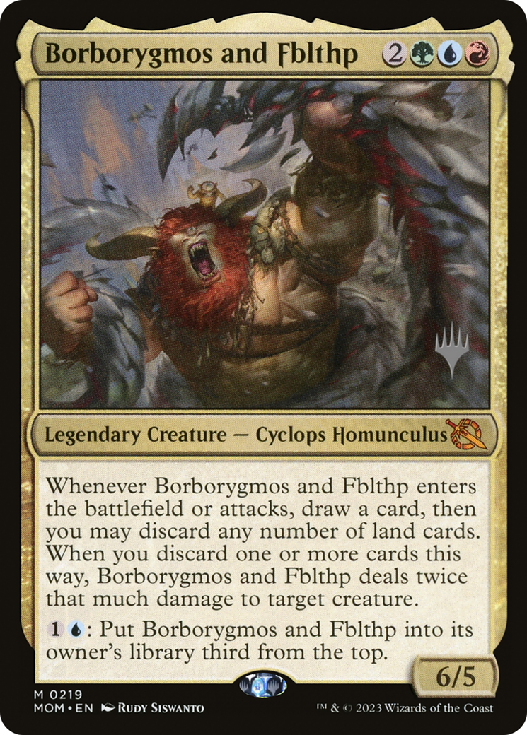 Borborygmos and Fblthp (Promo Pack) [March of the Machine Promos] - Destination Retro