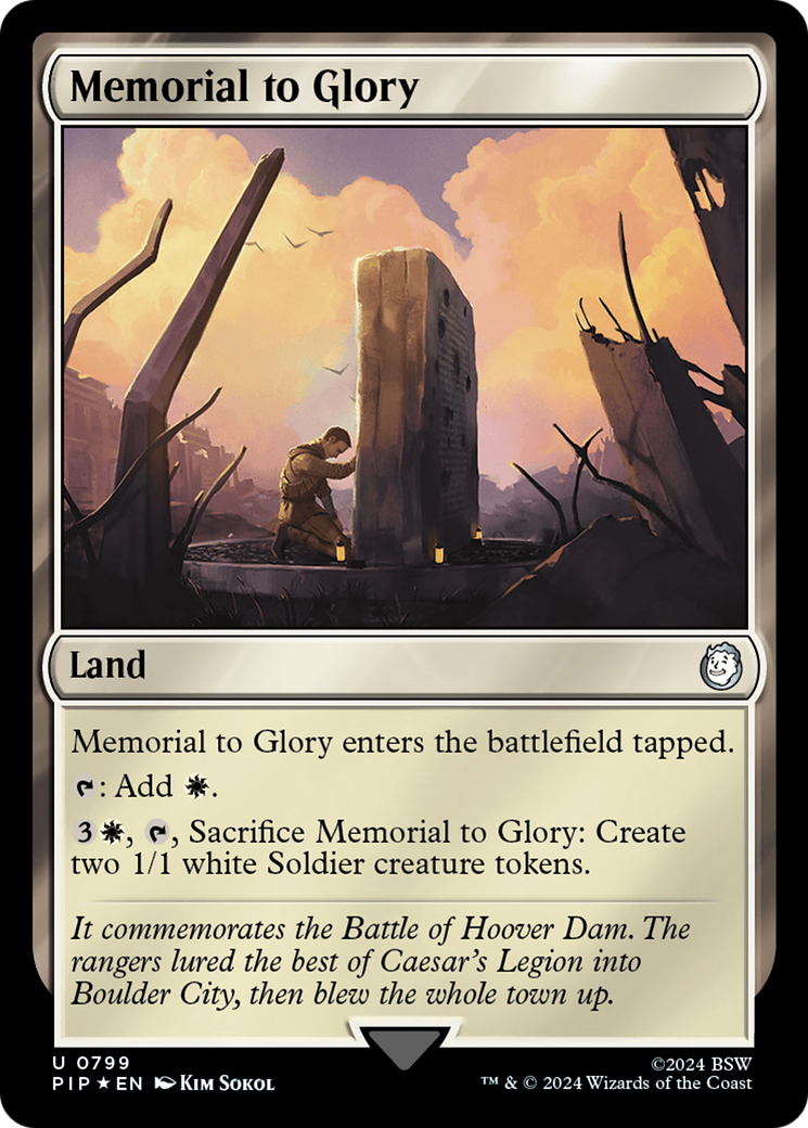 Memorial to Glory (Surge Foil) [Fallout] - Destination Retro