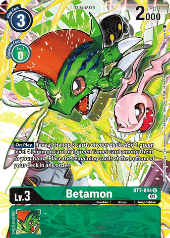 Betamon [BT7-044] (Alternate Art) [Next Adventure] - Destination Retro